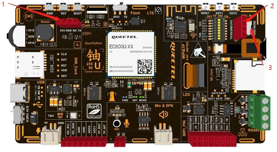 EC600U 铀-235开发板